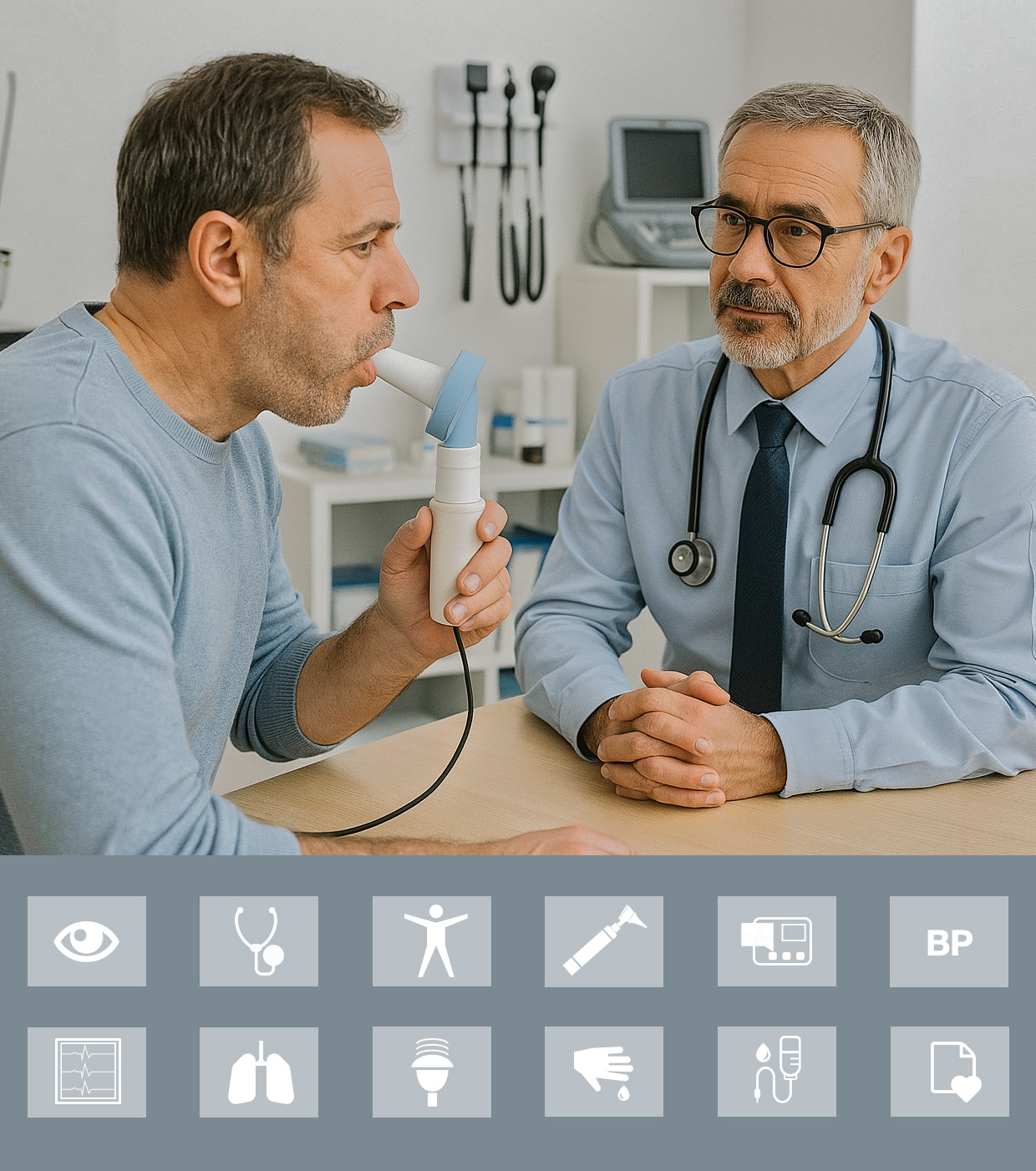 Spirountersuchung+weitere